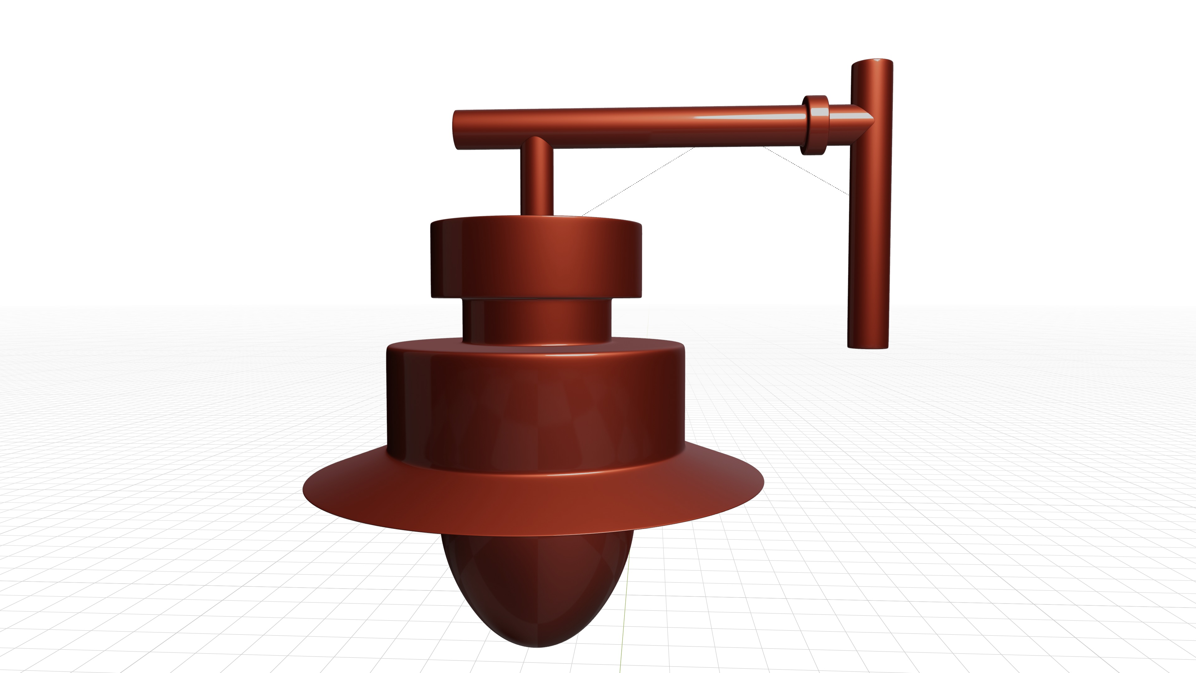 Interior classic design light Low-poly 3D model_15