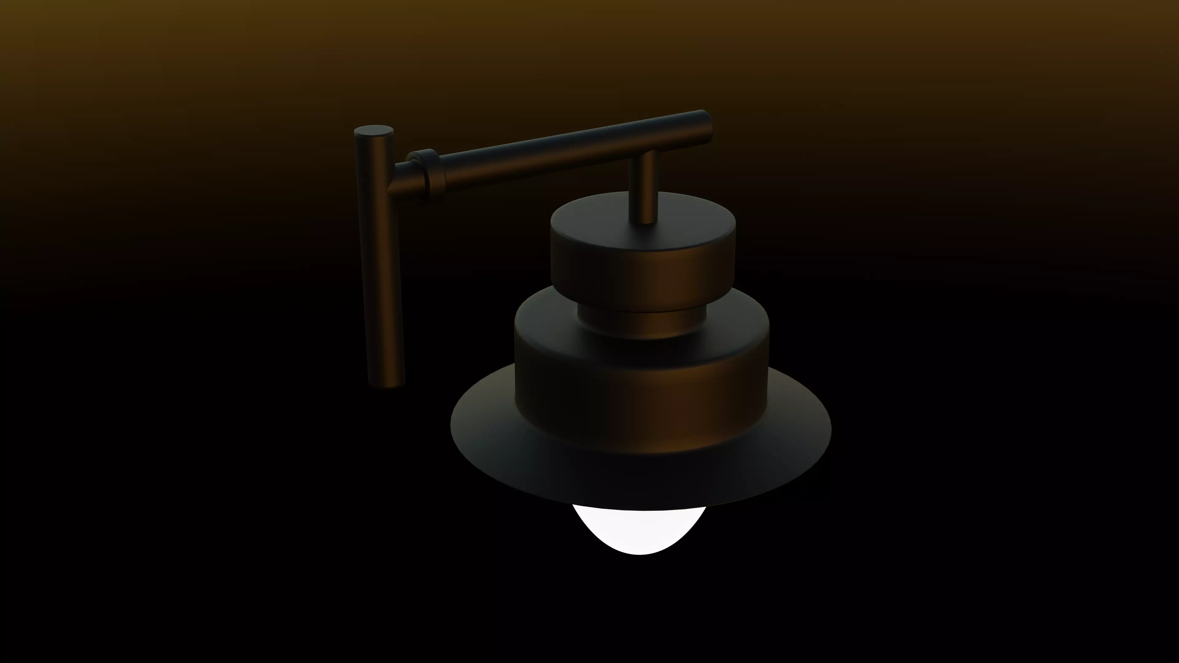 Interior classic design light Low-poly 3D model_0