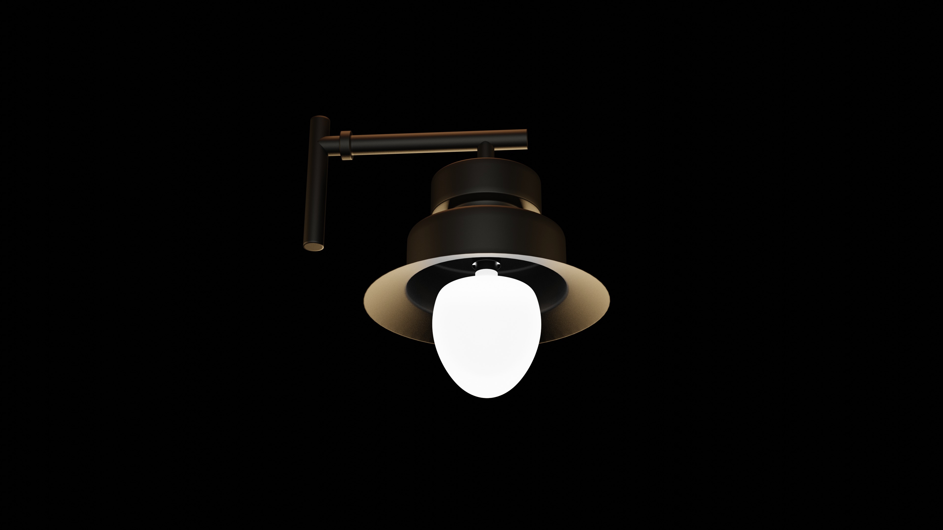 Interior classic design light Low-poly 3D model_4
