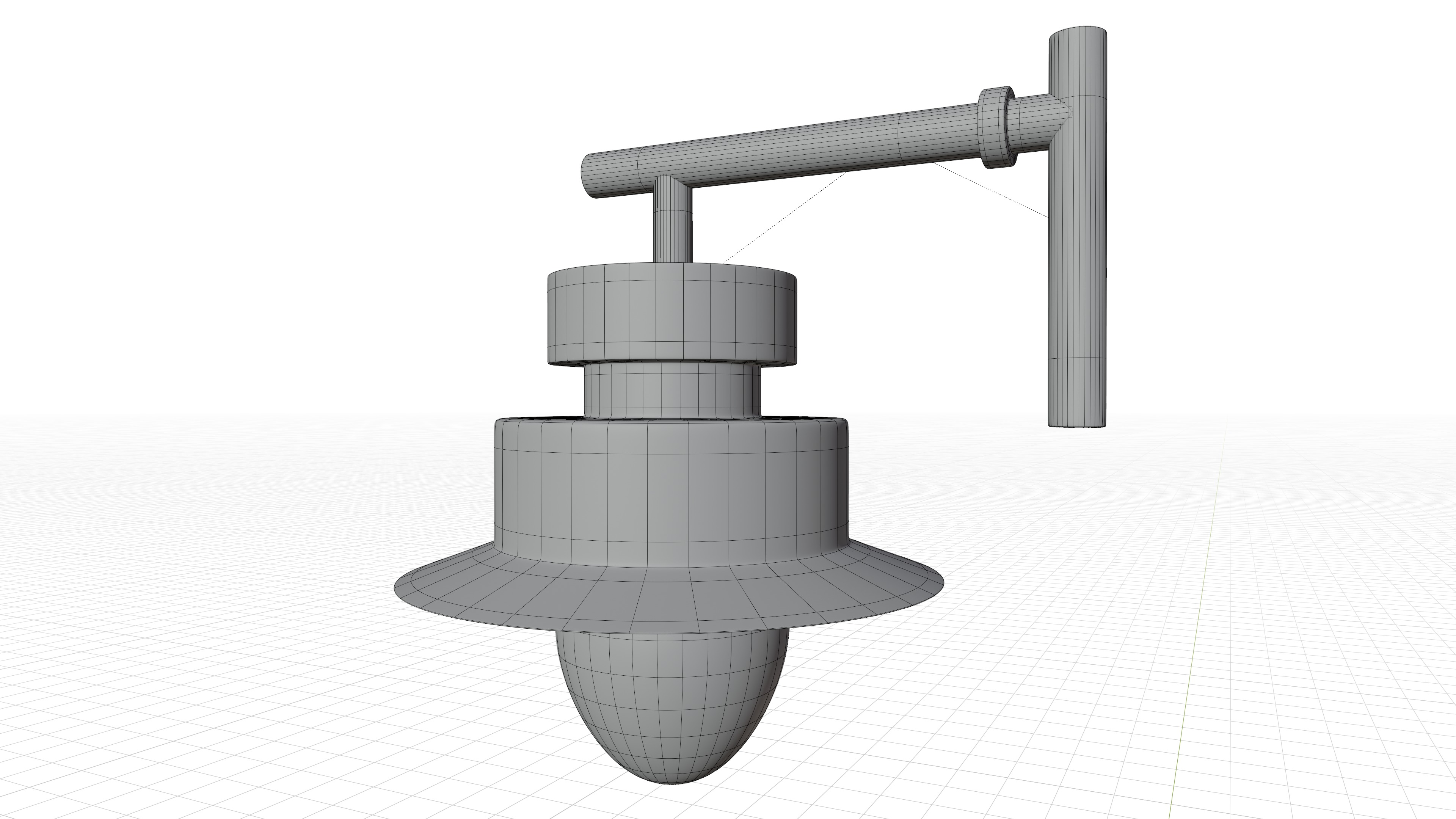 Interior classic design light Low-poly 3D model_14