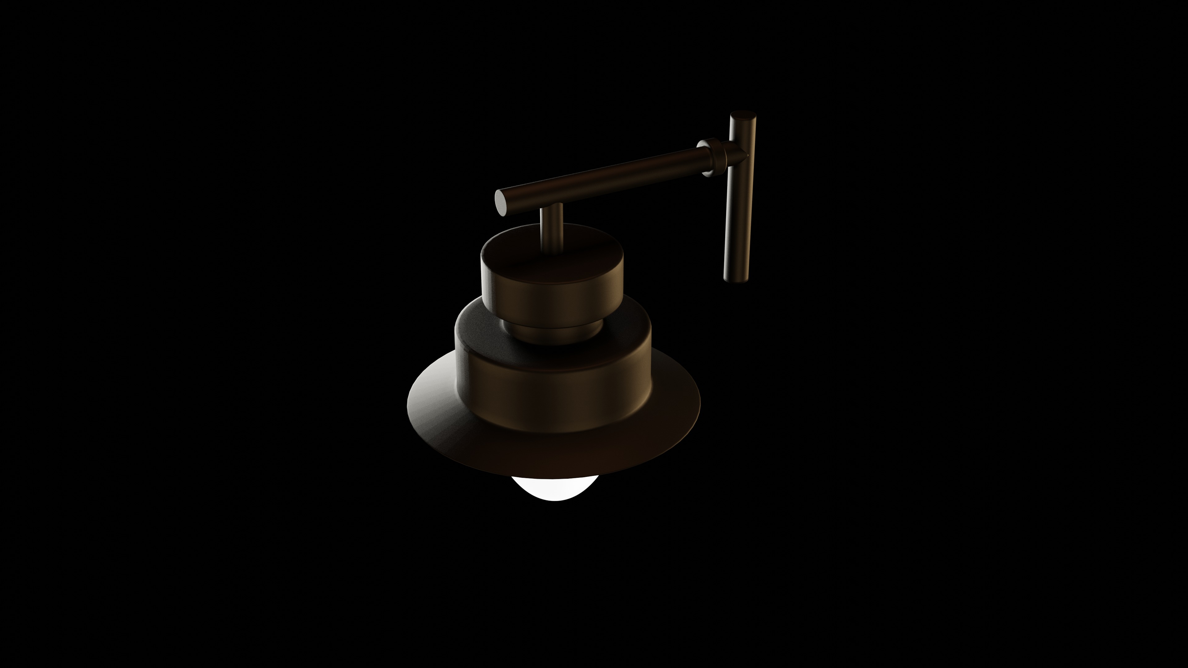 Interior classic design light Low-poly 3D model_7
