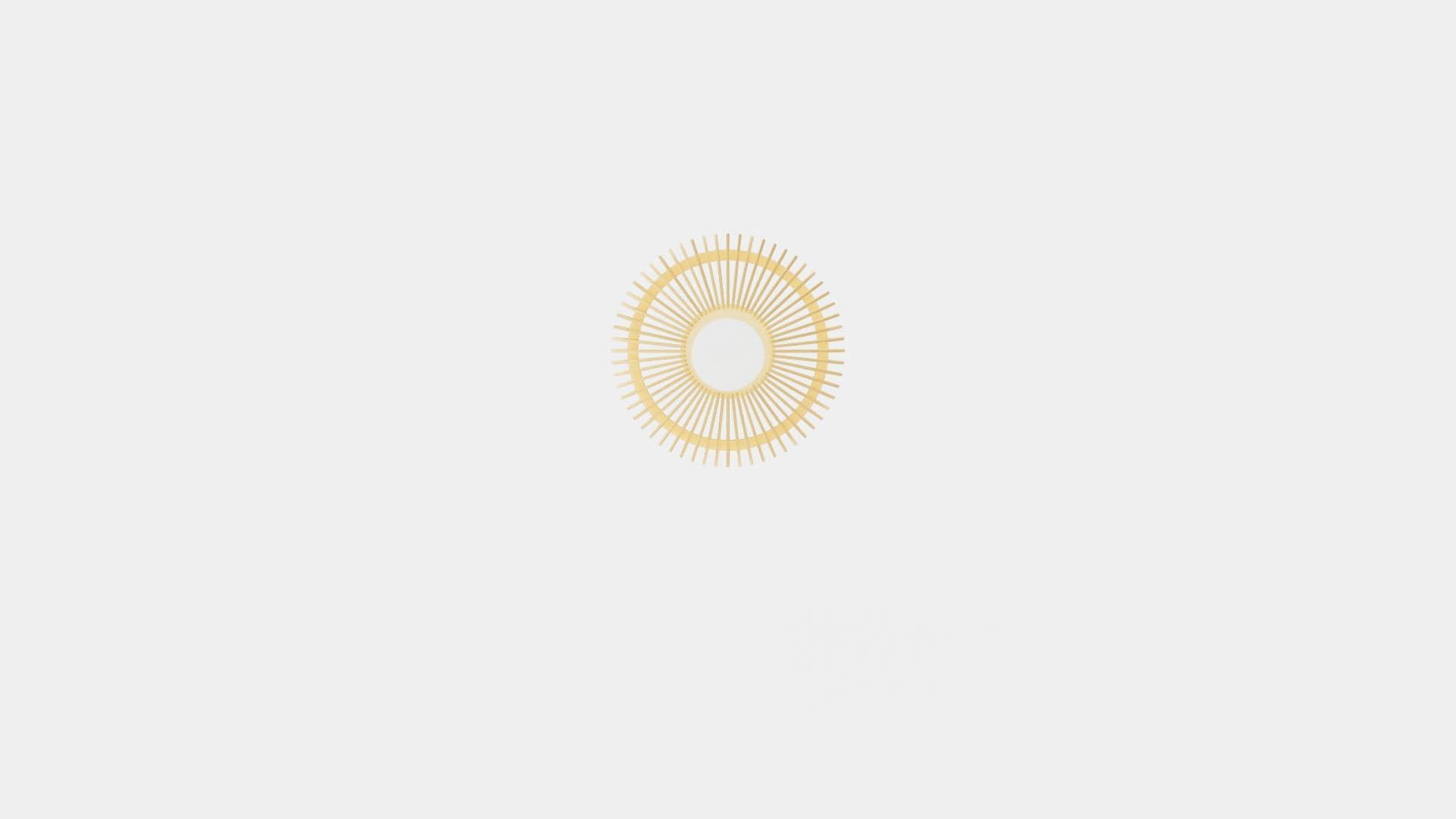 Ceiling Lamp Low-poly 3D model_5