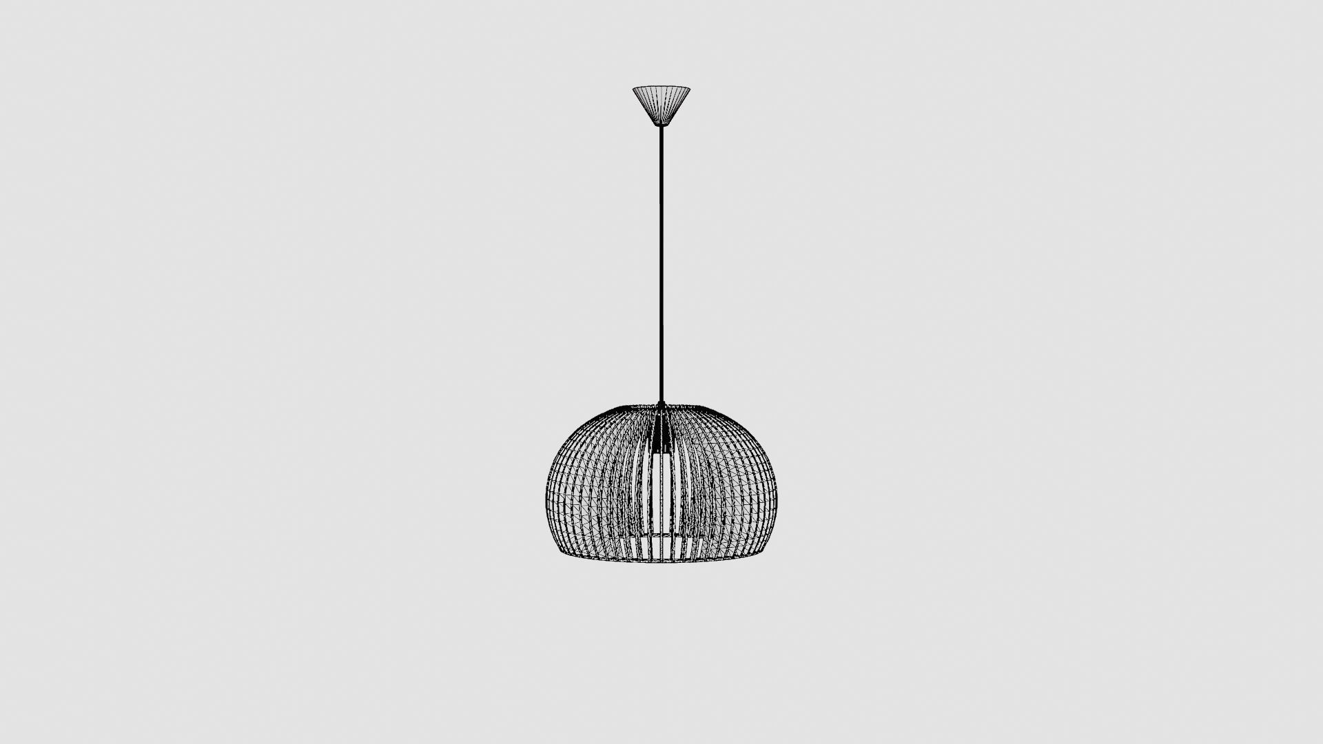 Ceiling Lamp Low-poly 3D model_8