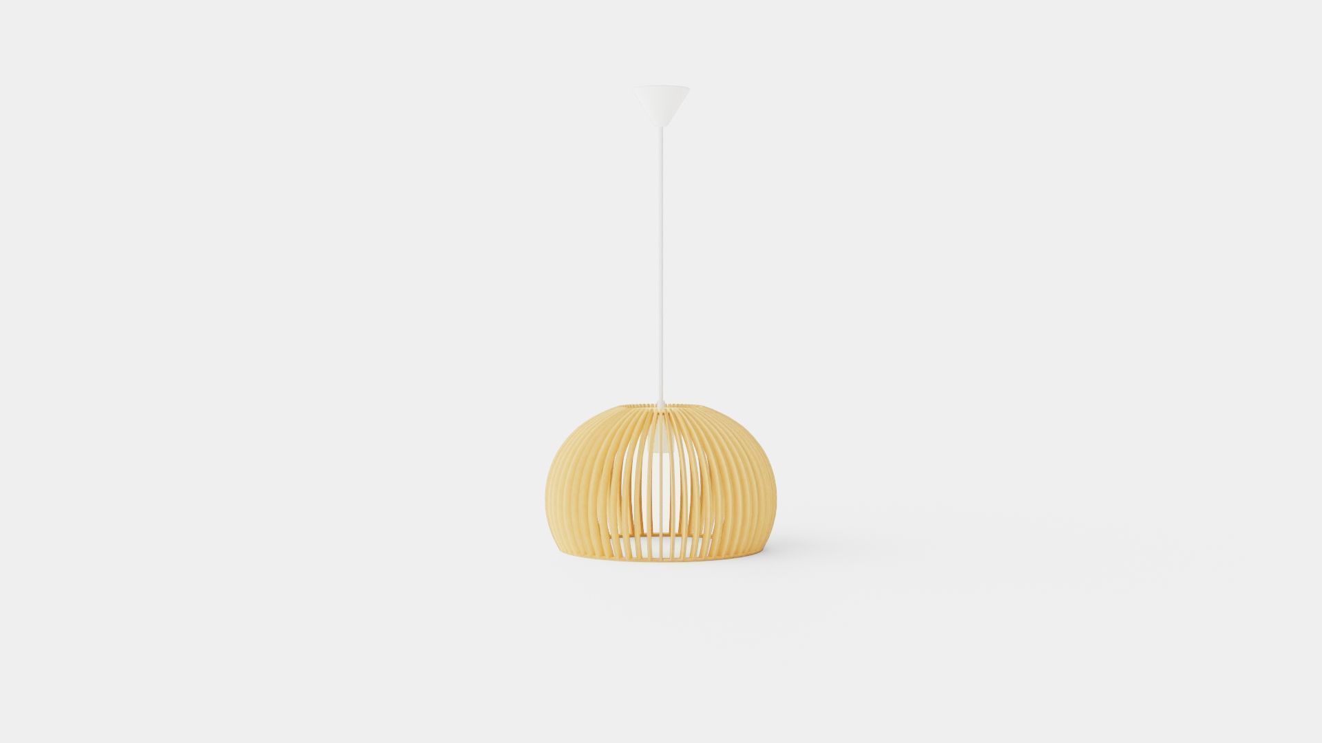 Ceiling Lamp Low-poly 3D model_4