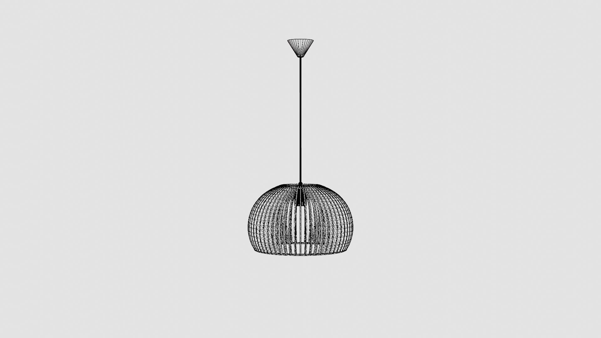 Ceiling Lamp Low-poly 3D model_6