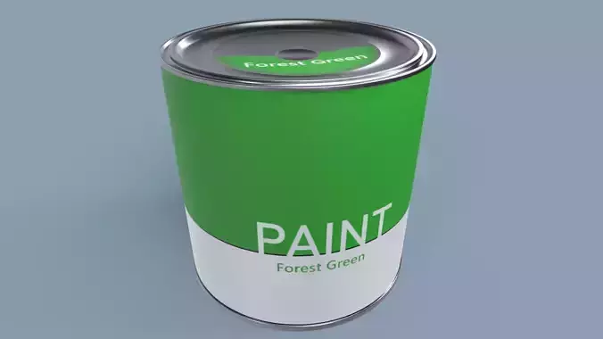 Paint Can Green
