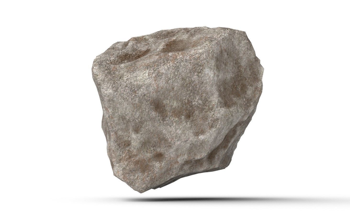 Rock Model 01 Low-poly 3D model_6