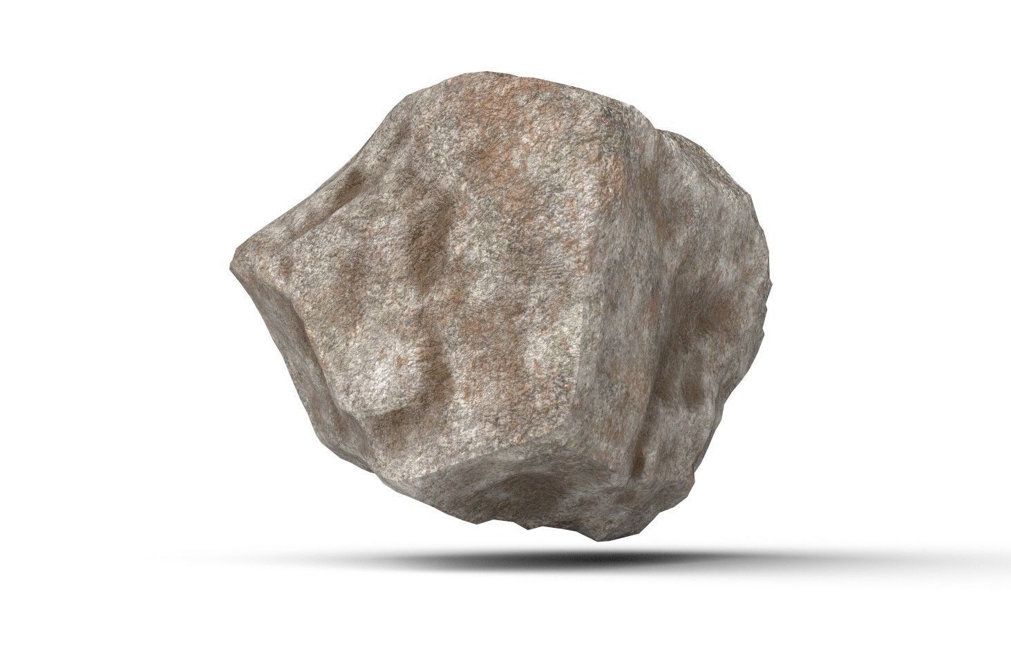 Rock Model 01 Low-poly 3D model_9
