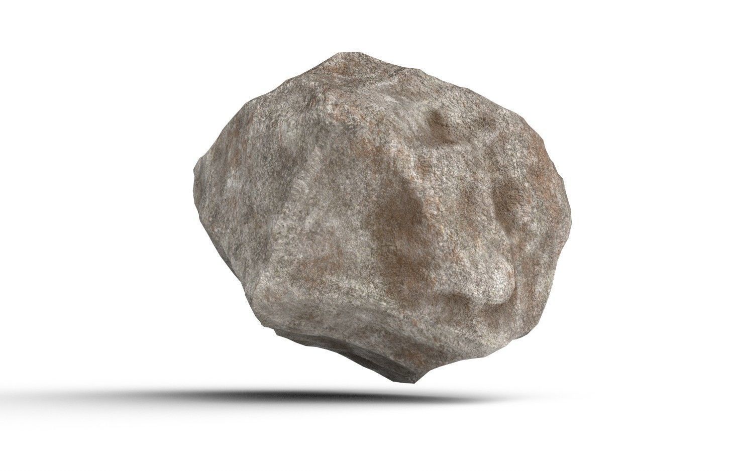 Rock Model 01 Low-poly 3D model_8