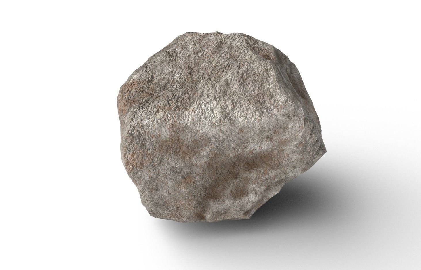 Rock Model 01 Low-poly 3D model_3