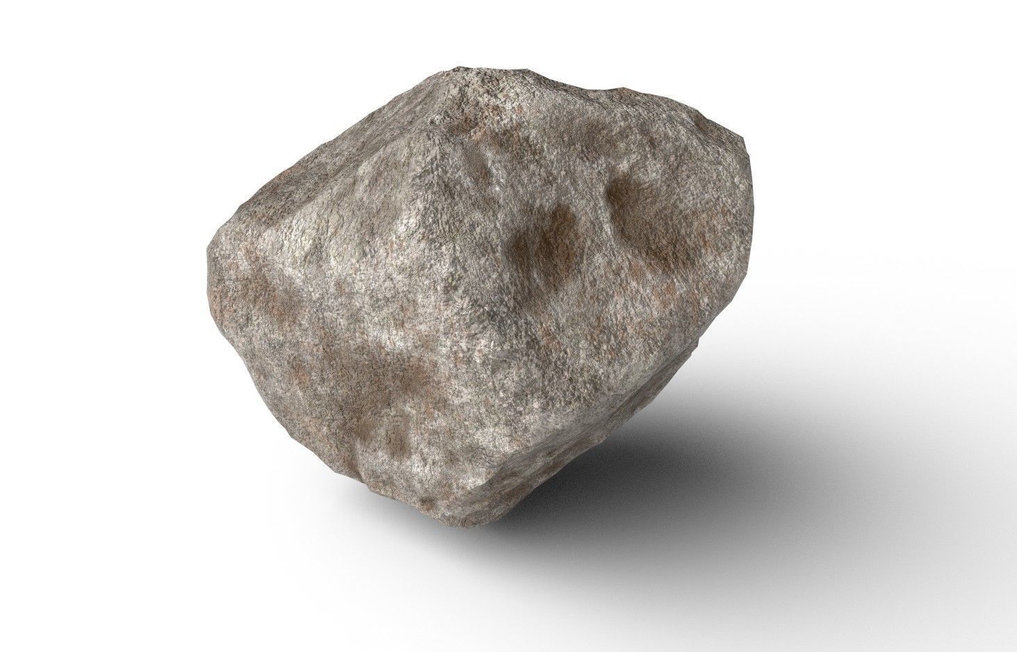 Rock Model 01 Low-poly 3D model_4