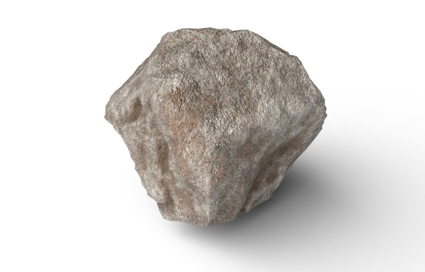 Rock Model 01 Low-poly 3D model_2