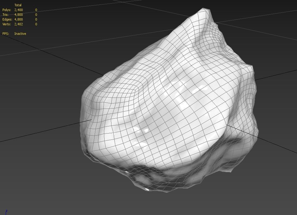 Rock Model 03 Low-poly 3D model_10