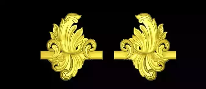 Decorative pattern for doors and walls