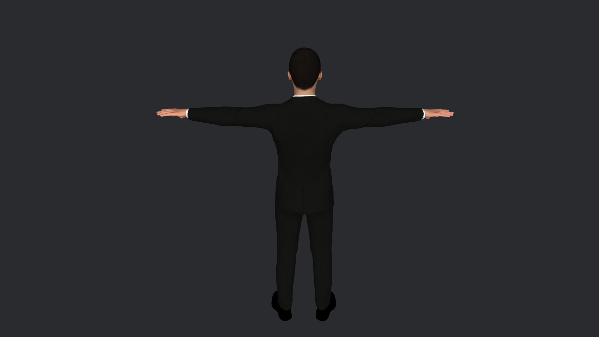 Cristiano Ronaldo Hyper Realistic Body Fully Rigged Character Low-poly 3D model_2