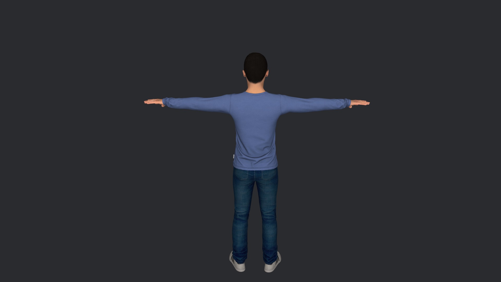 Cristiano Ronaldo Hyper Realistic Body Fully Rigged Character Low-poly 3D model_28