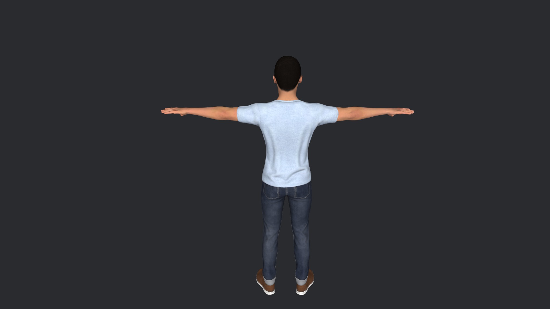 Cristiano Ronaldo Hyper Realistic Body Fully Rigged Character Low-poly 3D model_22