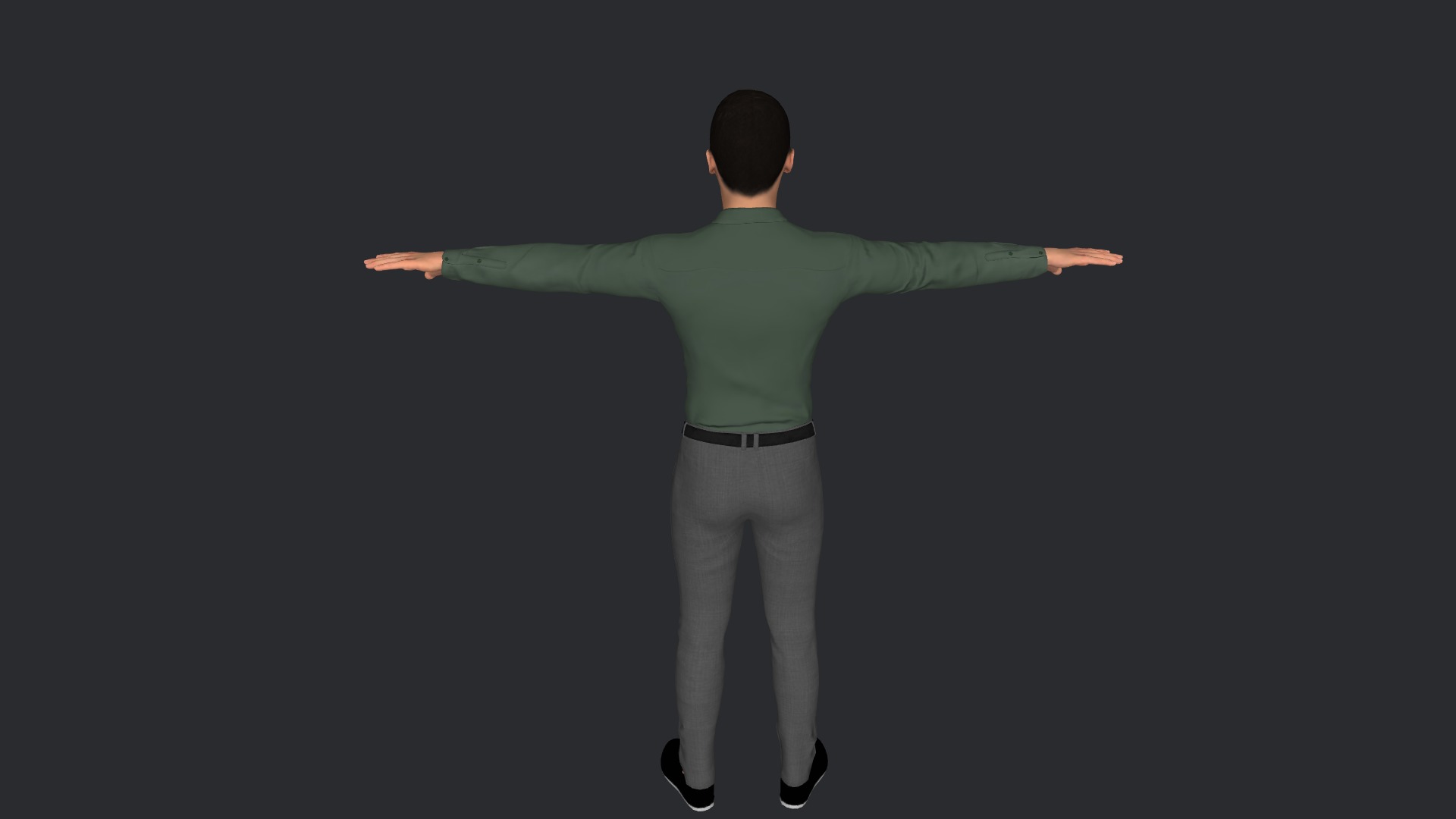 Cristiano Ronaldo Hyper Realistic Body Fully Rigged Character Low-poly 3D model_13