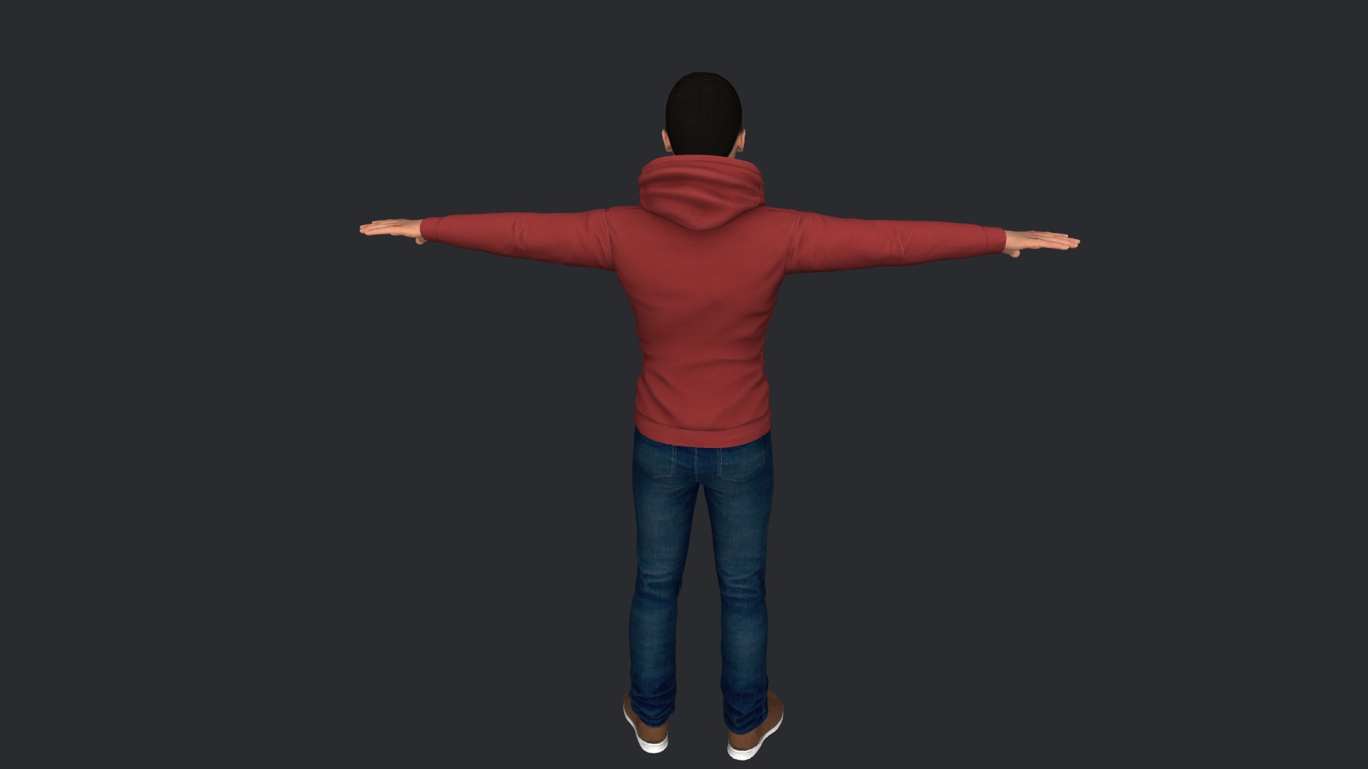 Cristiano Ronaldo Hyper Realistic Body Fully Rigged Character Low-poly 3D model_31