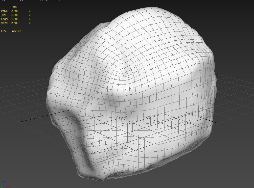 Rock Model 10 Low-poly 3D model_10