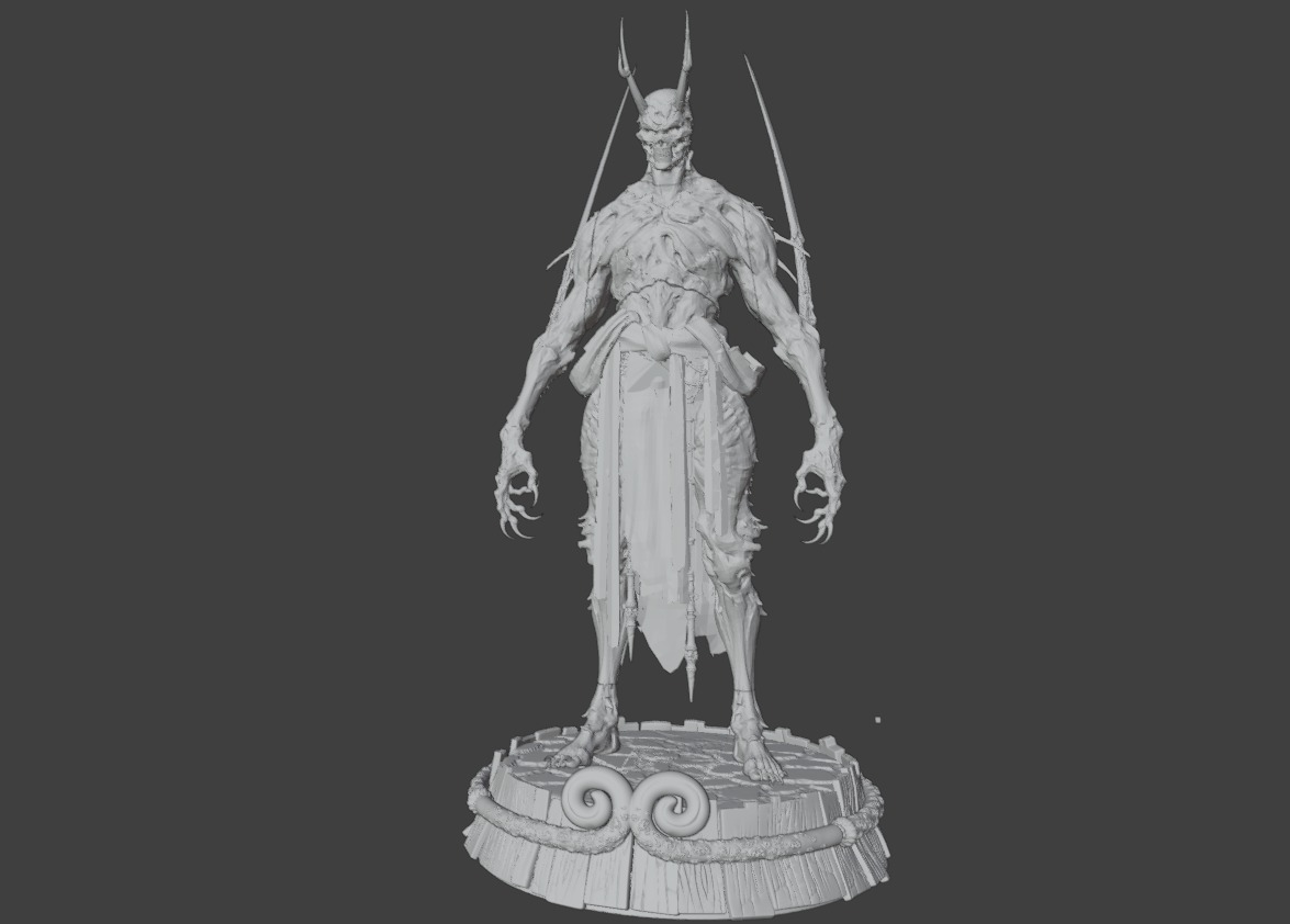 Black Myth Wukong - Yaksha King 3D print model_4