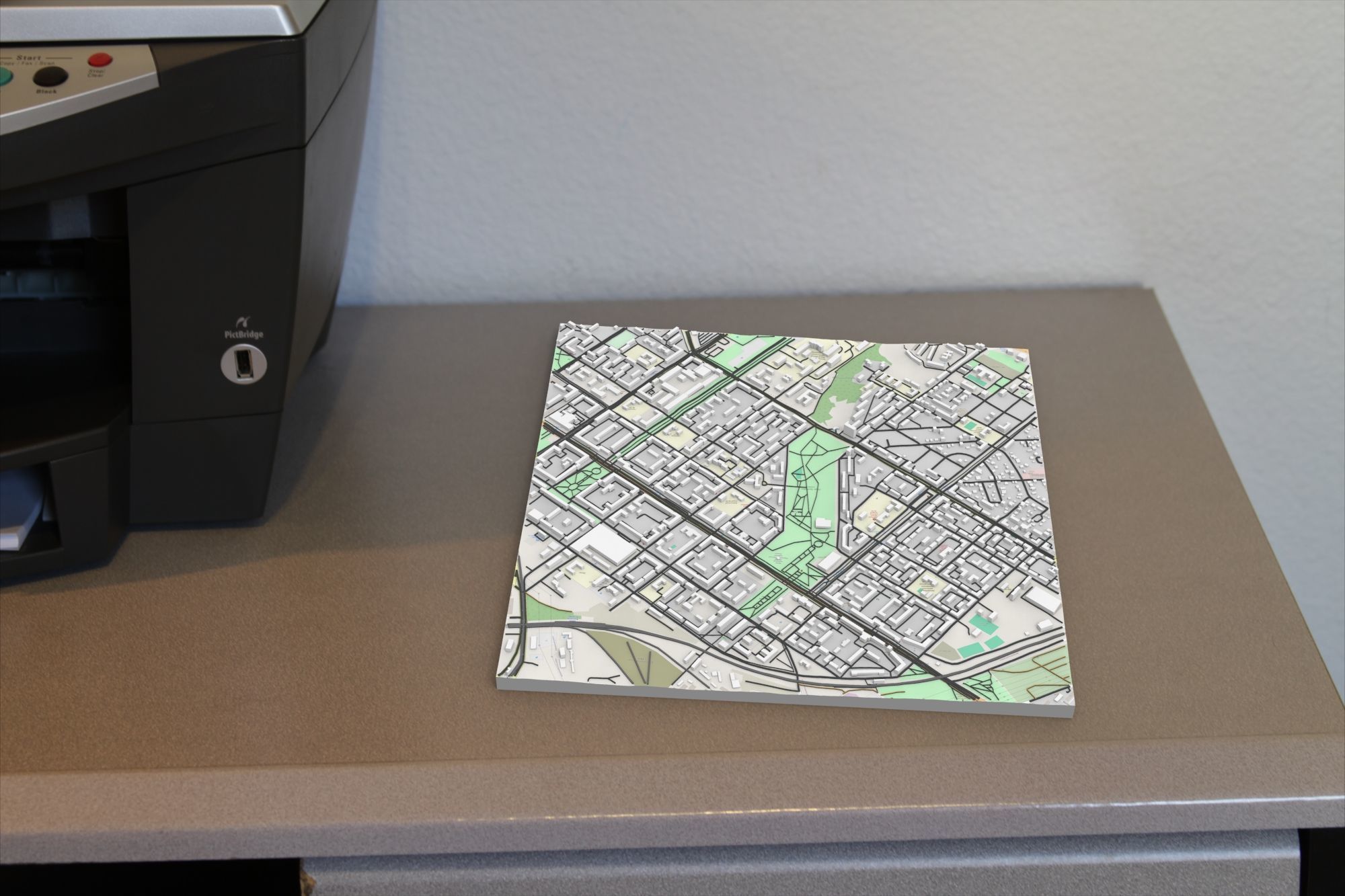 Cityscape Zaporizhzhya Ukraine 3D model_6