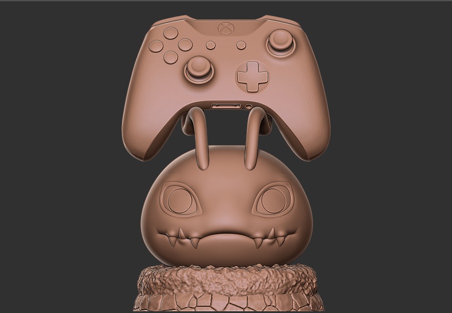 KOROMON CONTROLLER XBOX-PS4-PS5 STAND 3D print model_1