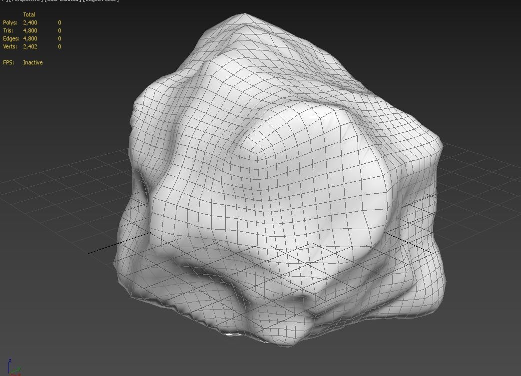 Rock Model 11 Low-poly 3D model_10