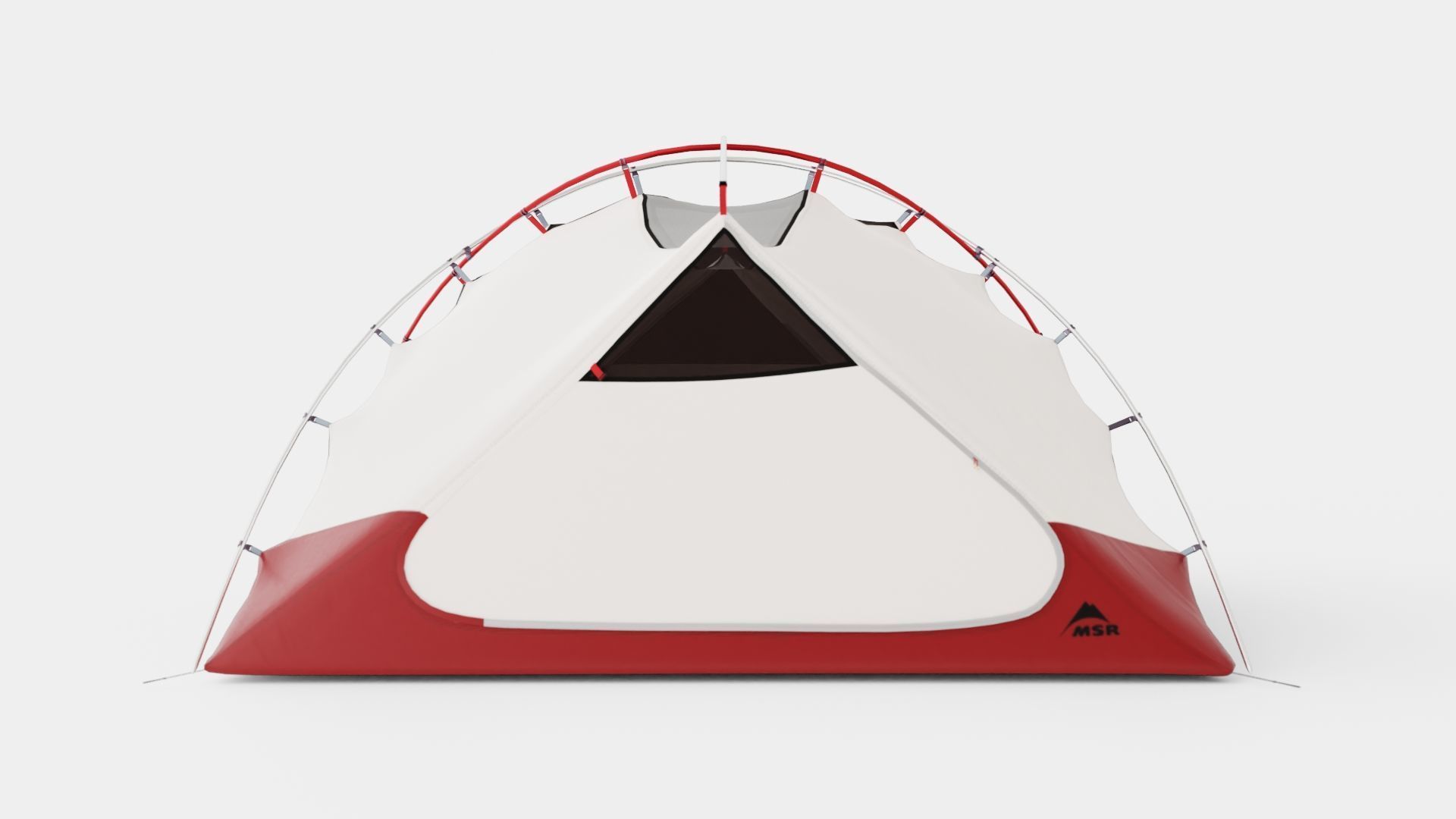 Camping Tent Low-poly 3D model_4