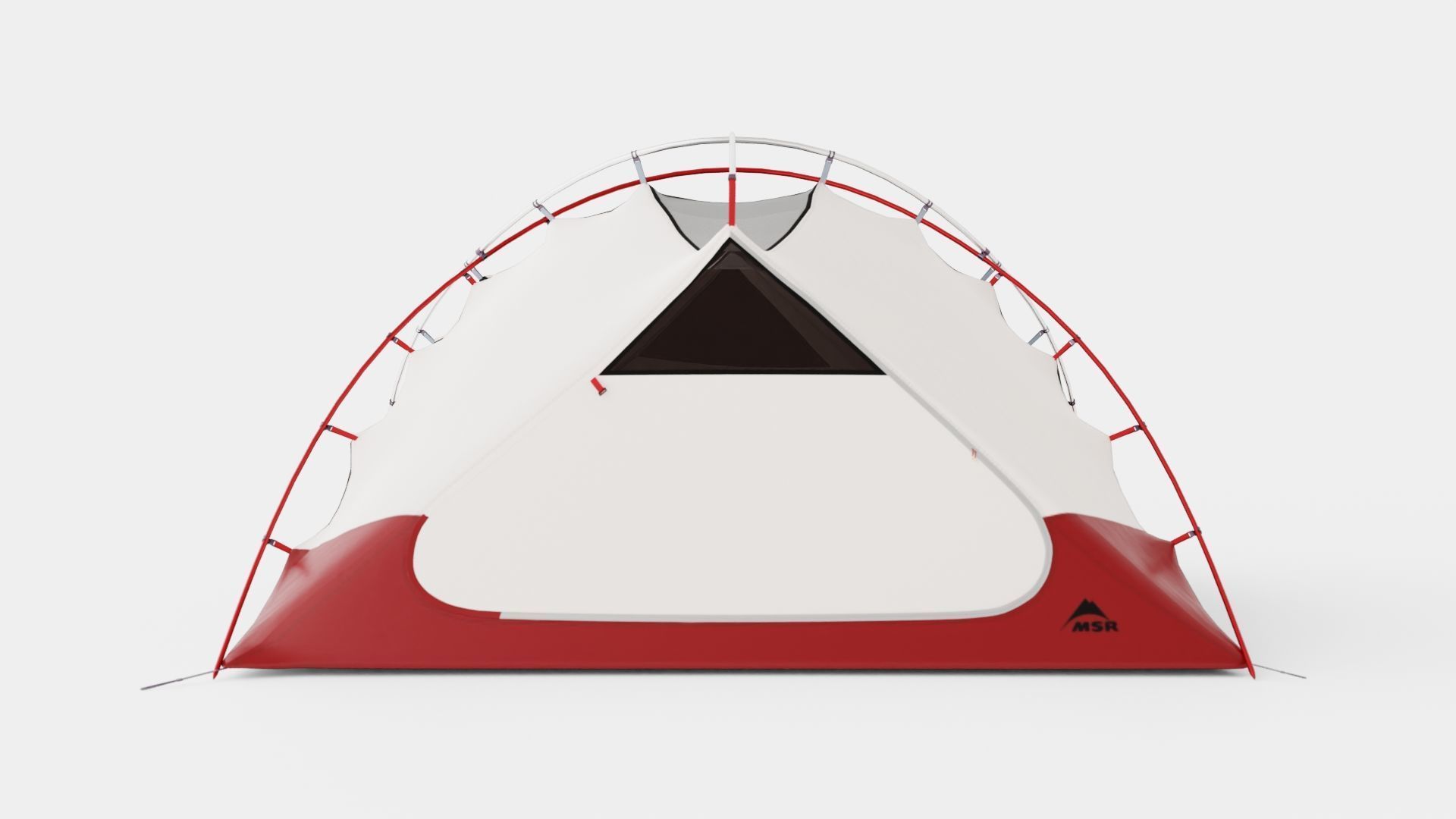 Camping Tent Low-poly 3D model_1