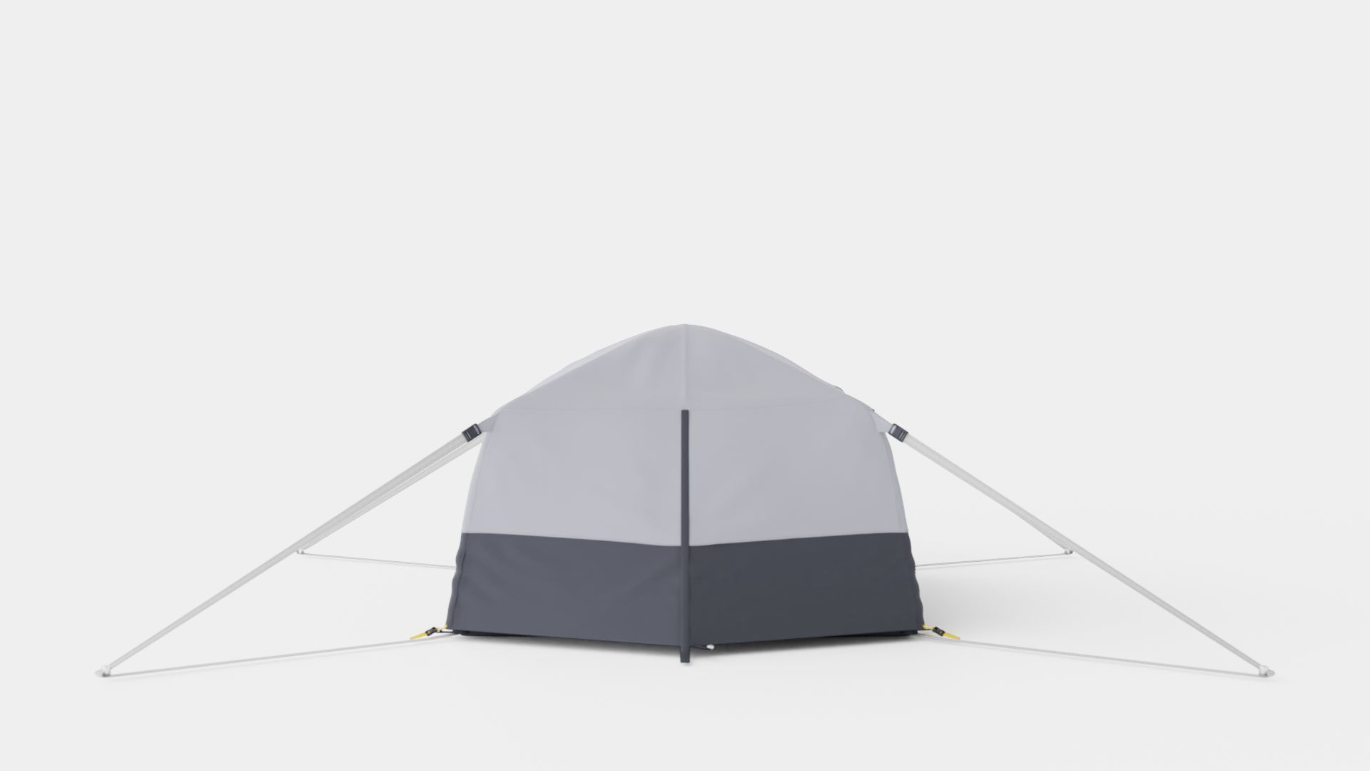 Camping Tent Low-poly 3D model_4