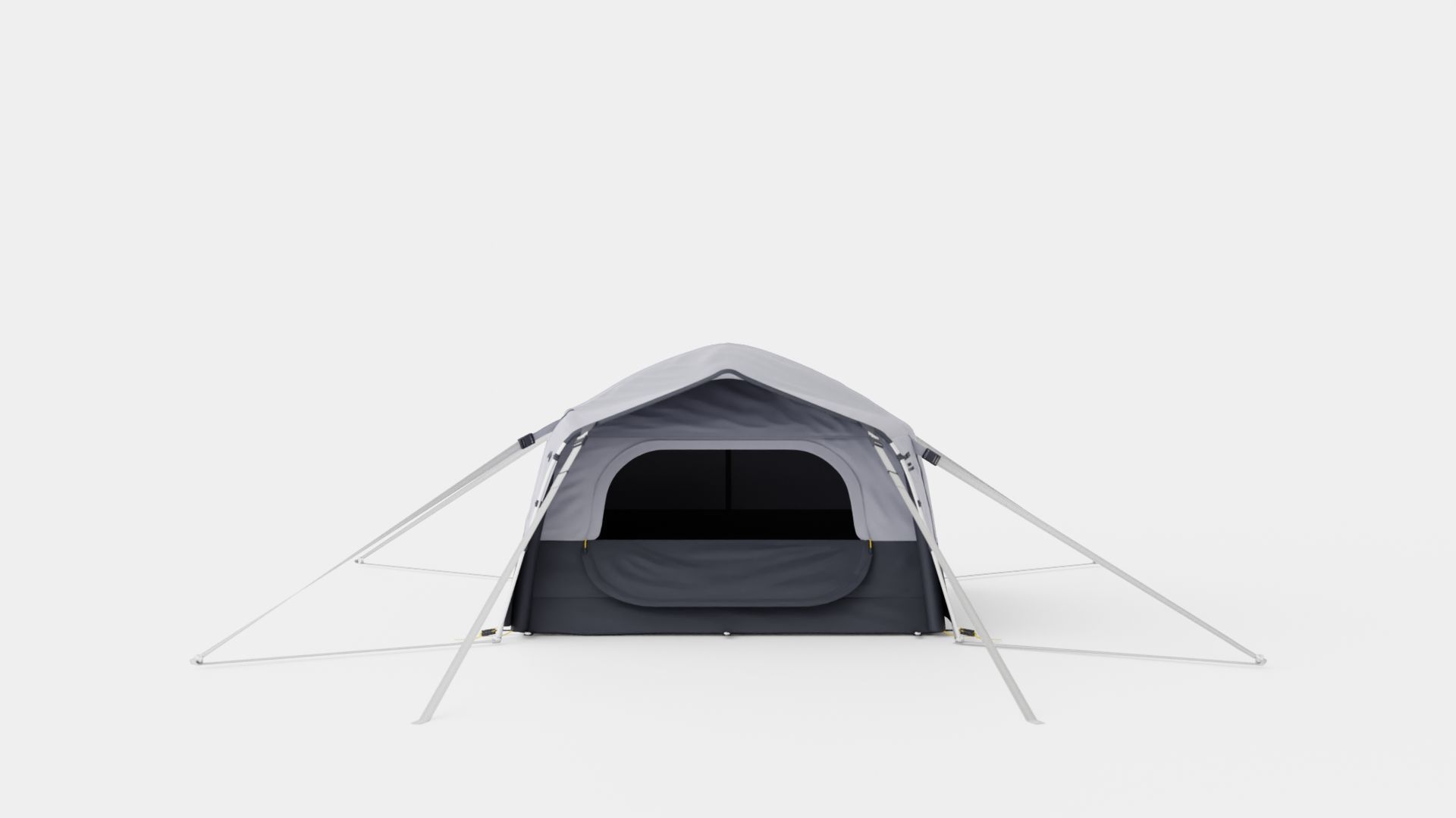 Camping Tent Low-poly 3D model_1