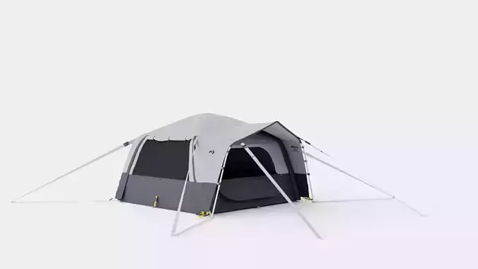 Camping Tent Low-poly 3D model