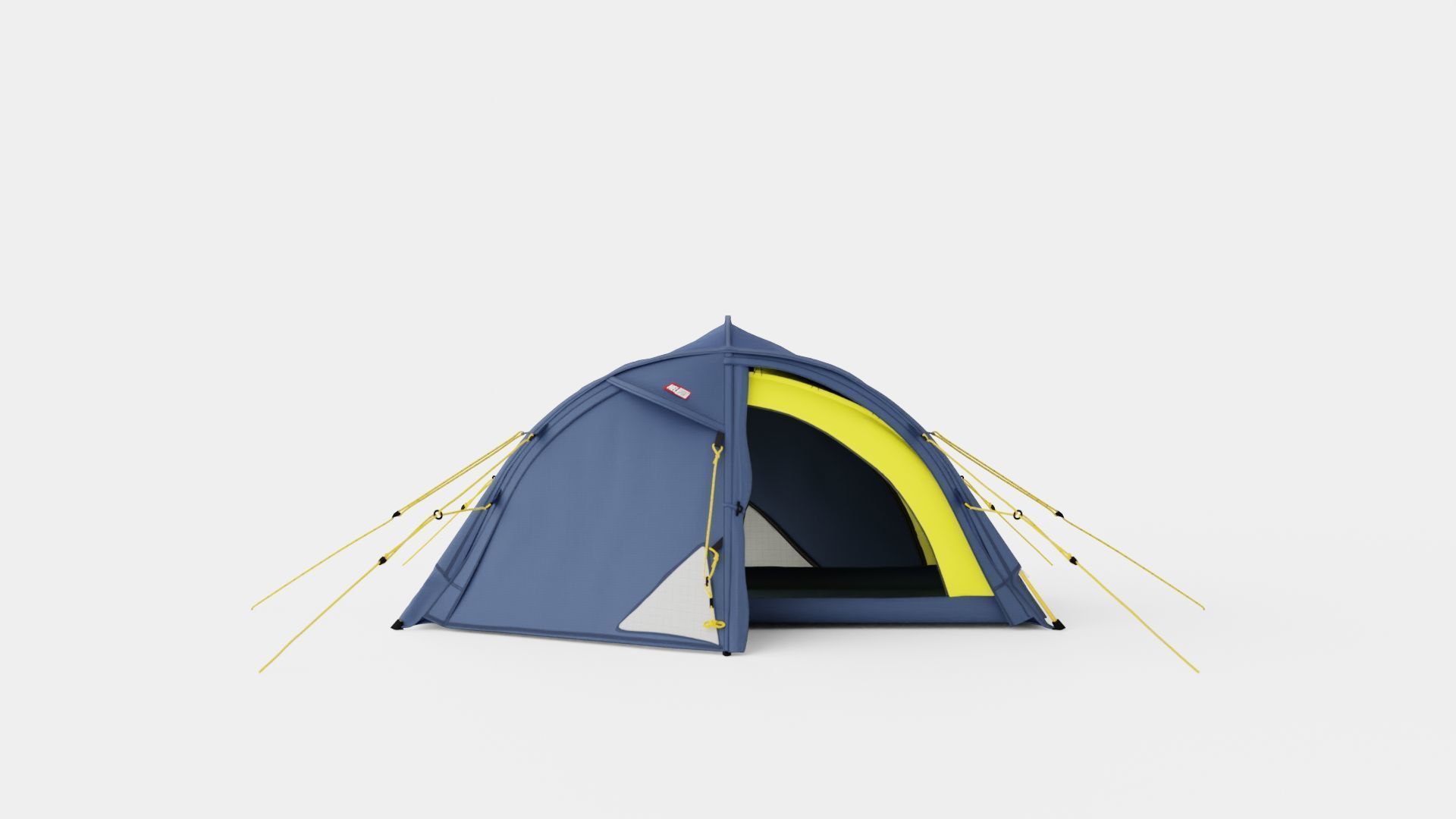 Camping Tent Low-poly 3D model_4