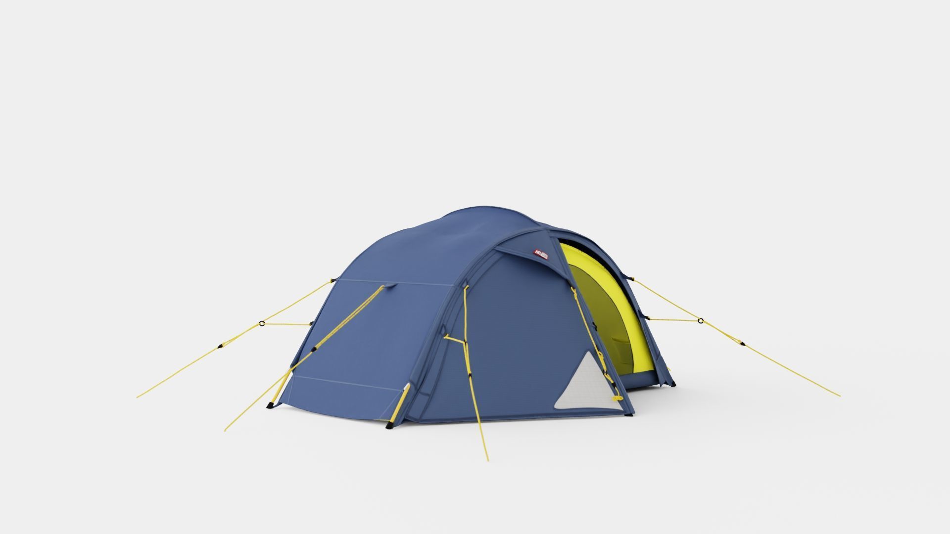 Camping Tent Low-poly 3D model_1