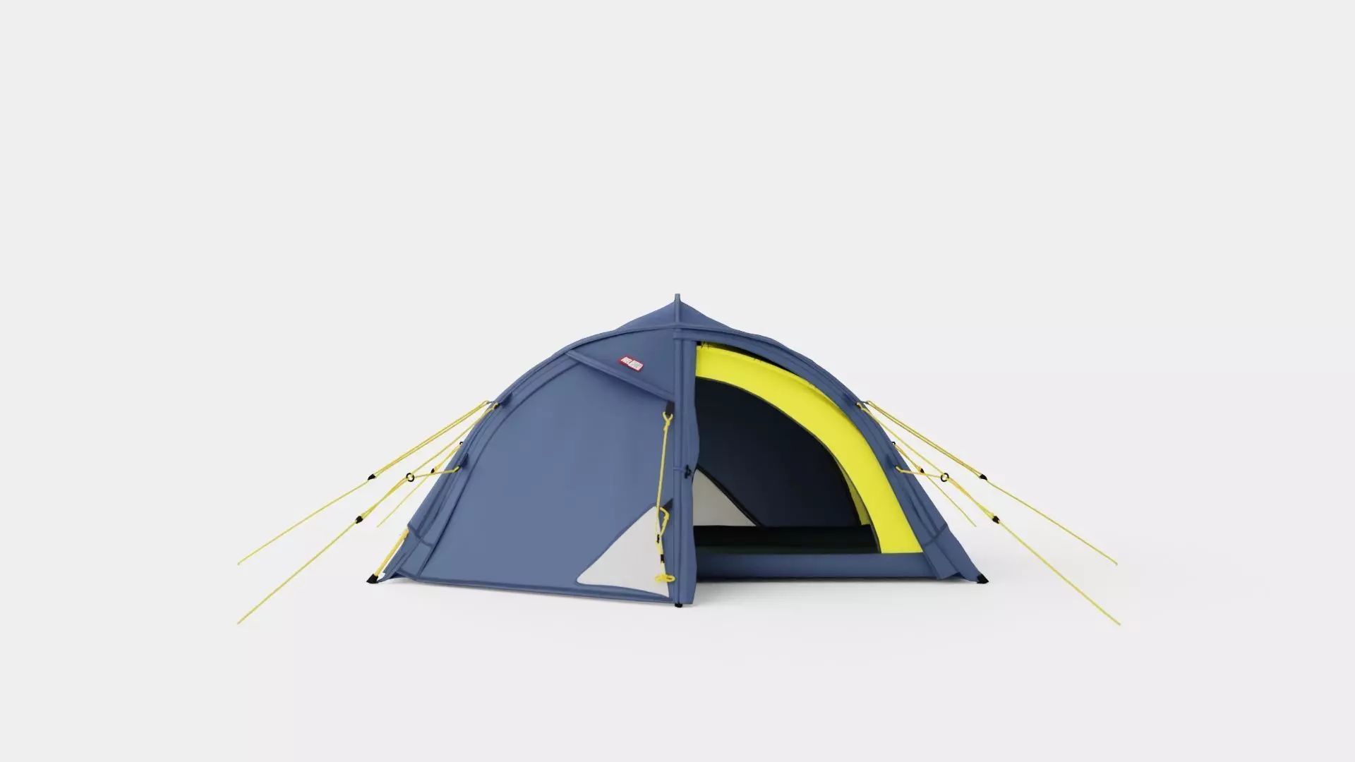 Camping Tent Low-poly 3D model_0