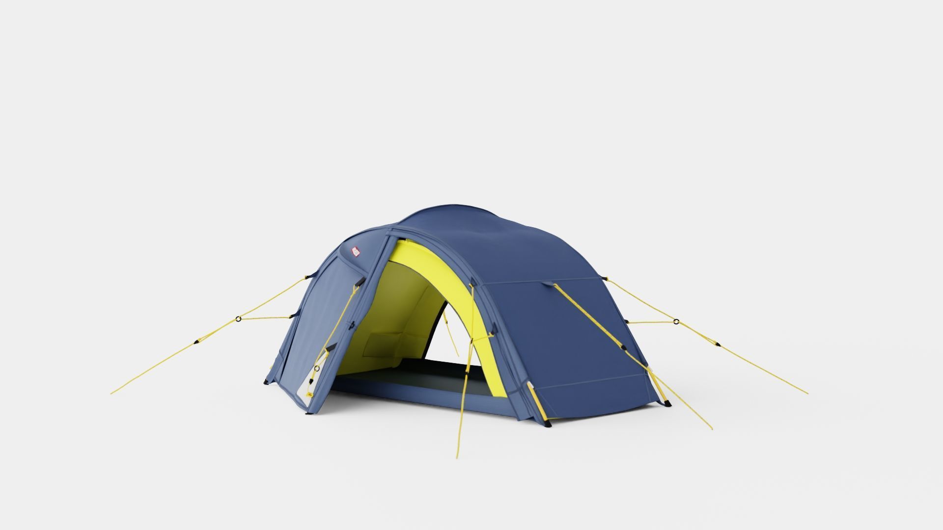 Camping Tent Low-poly 3D model_3