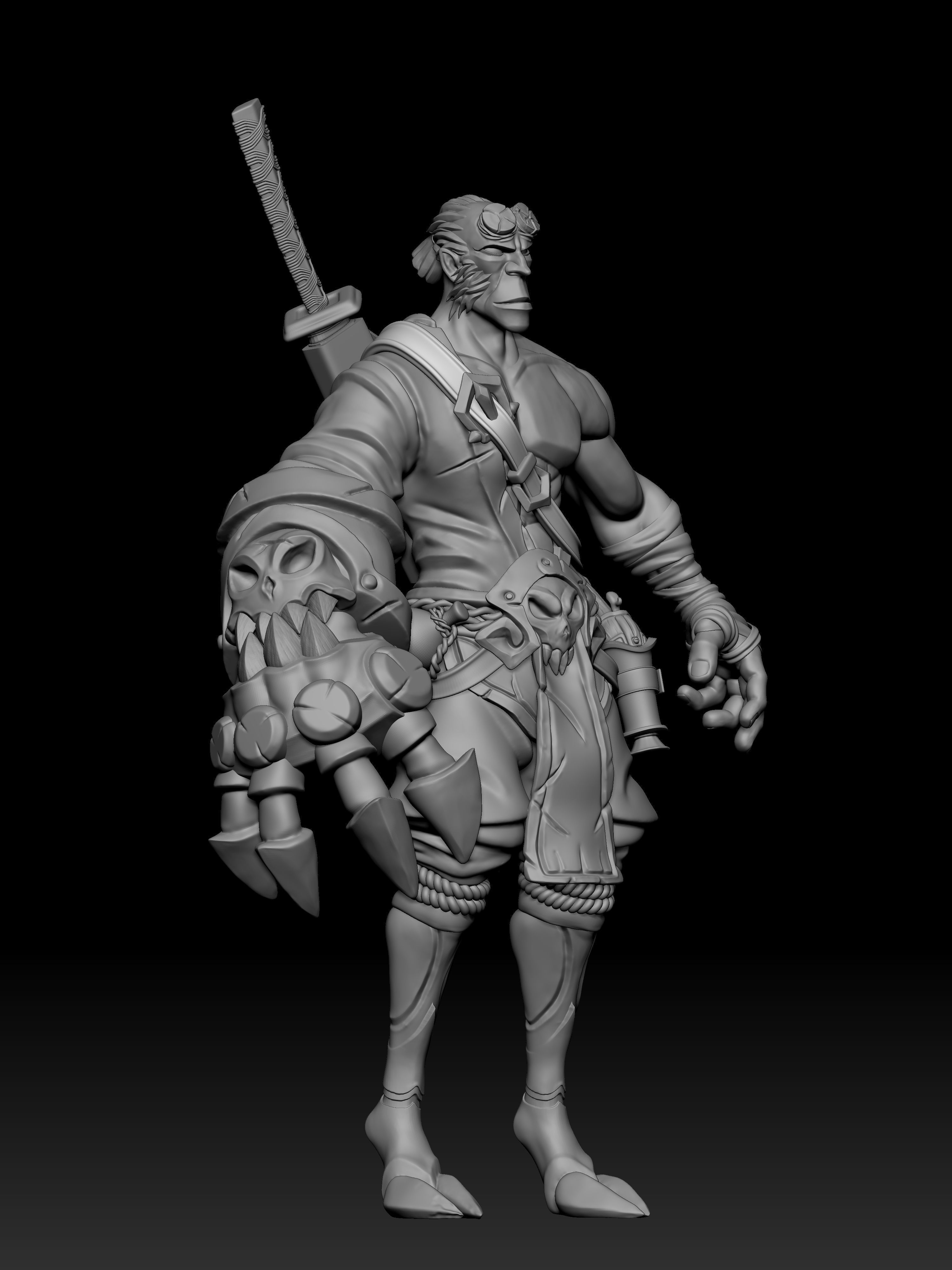 Hellboy 010 3D print model_5