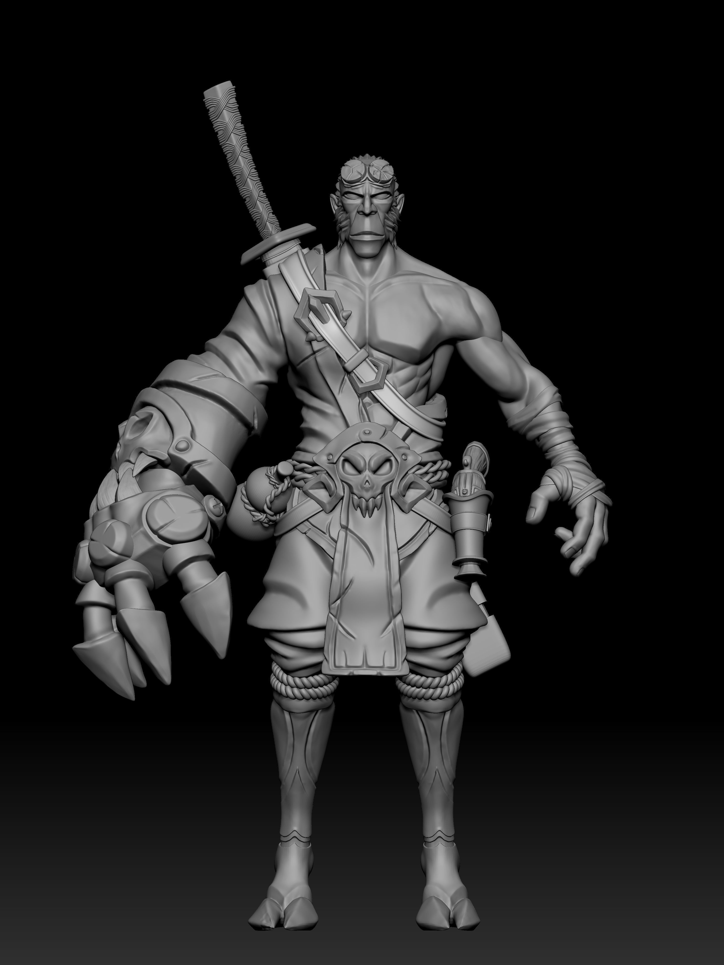 Hellboy 010 3D print model_1