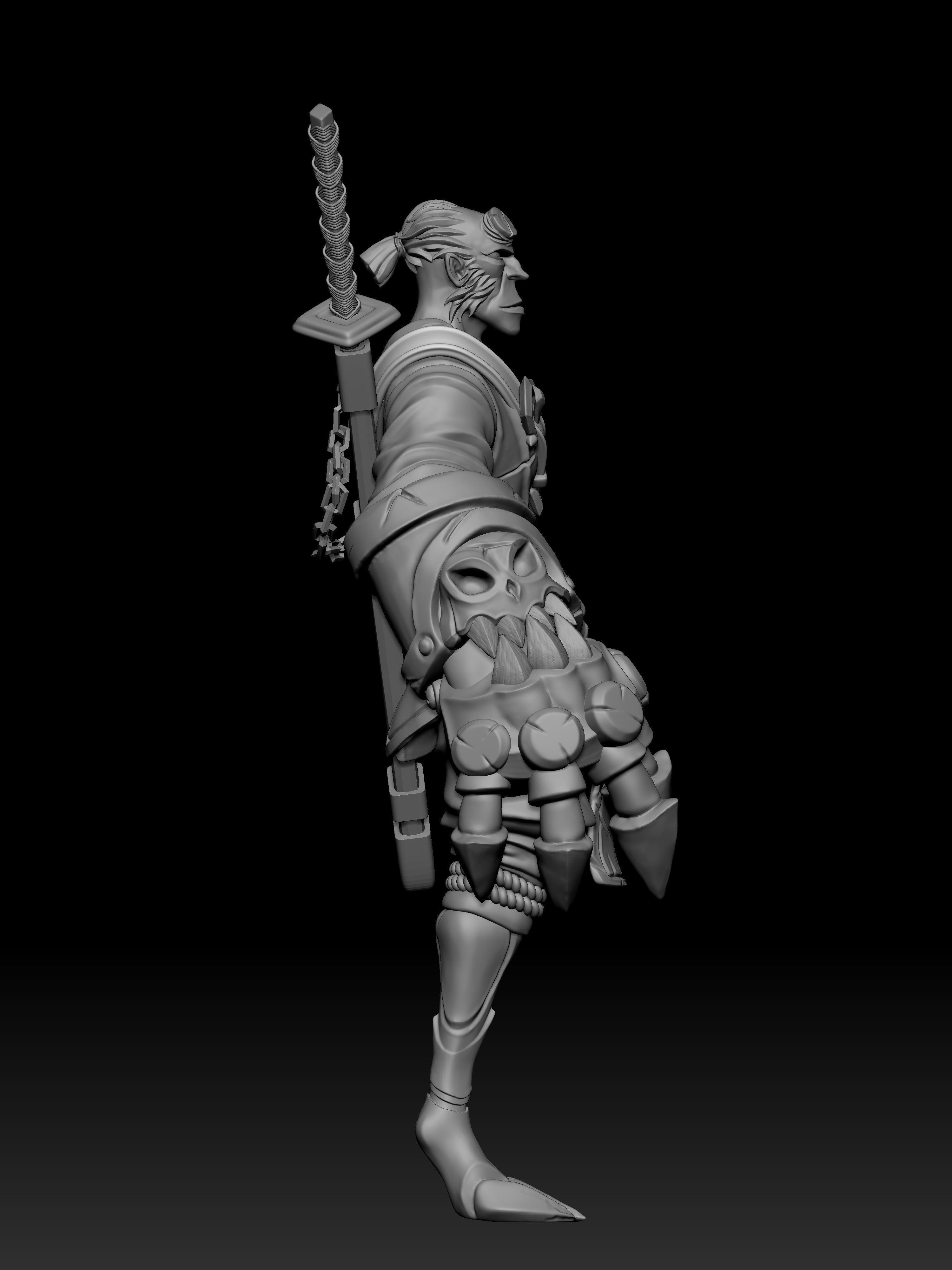 Hellboy 010 3D print model_4