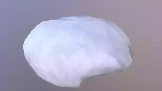 Isolation Cloth Low-poly 3D model