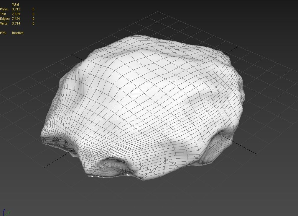 Rock  Model 19 Low-poly 3D model_10