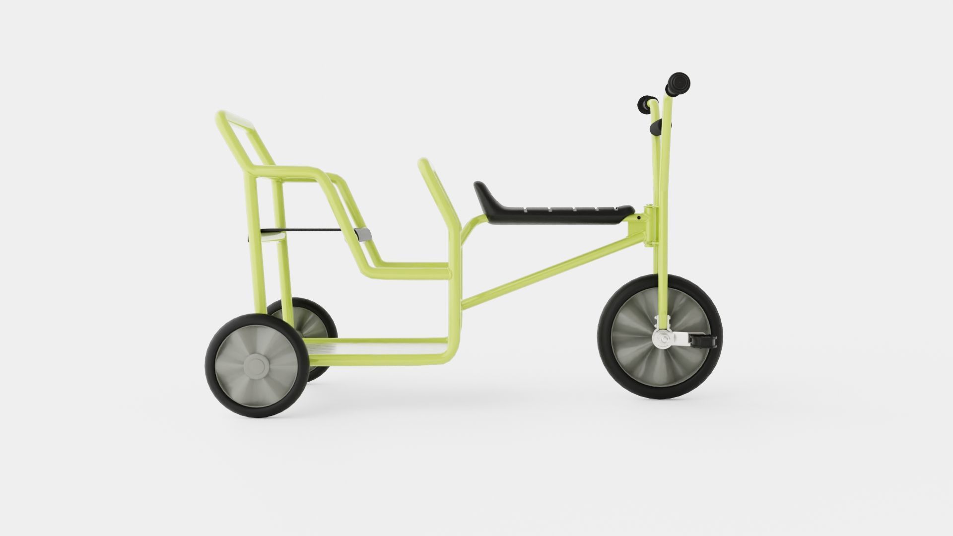 Tricycle Low-poly 3D model_2