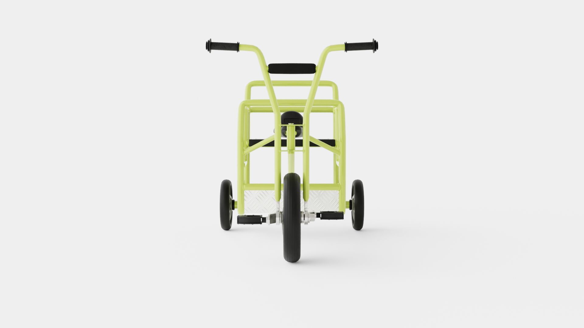 Tricycle Low-poly 3D model_1