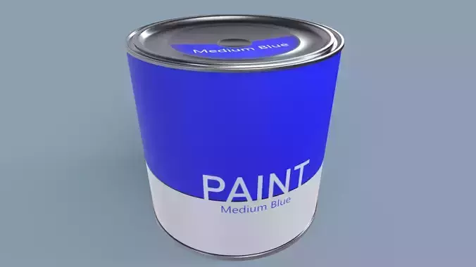 Paint Can Blue
