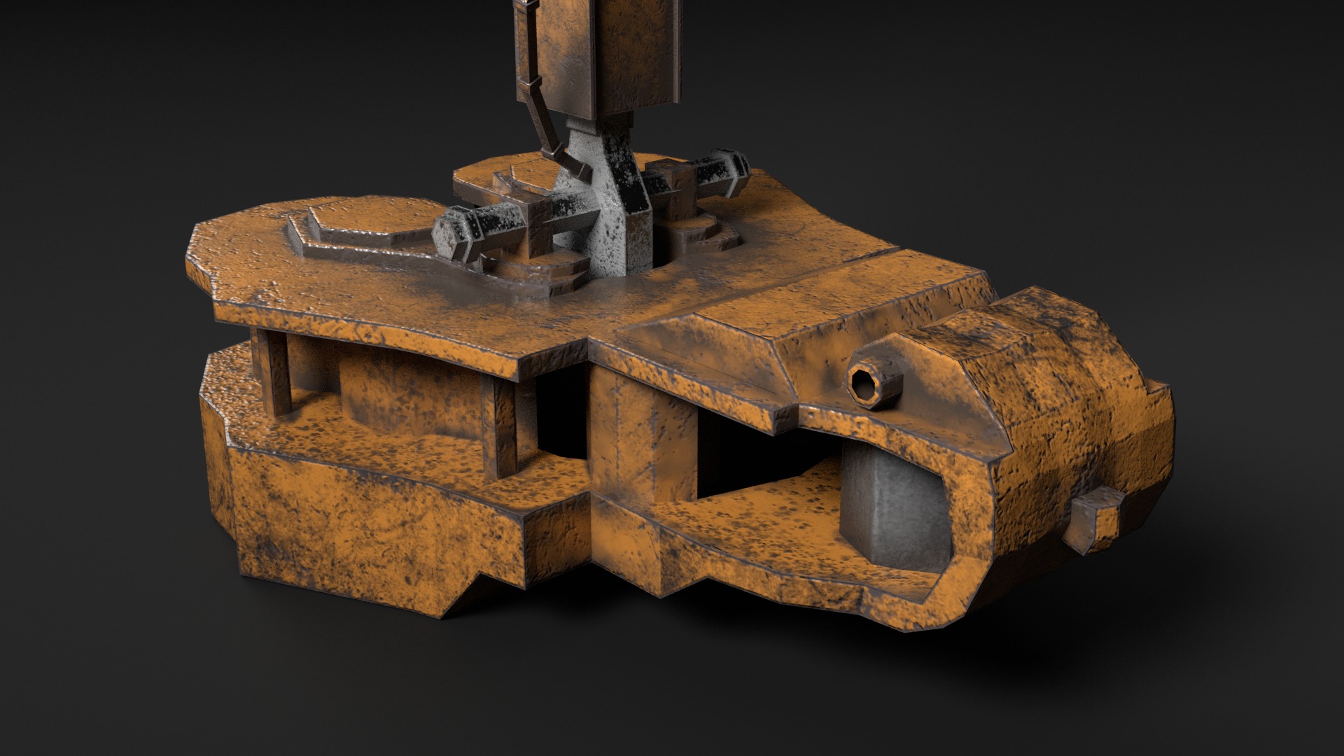 Ticks  Low-poly 3D model_7