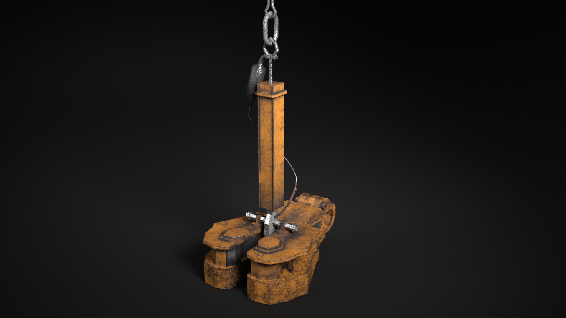 Ticks  Low-poly 3D model_10