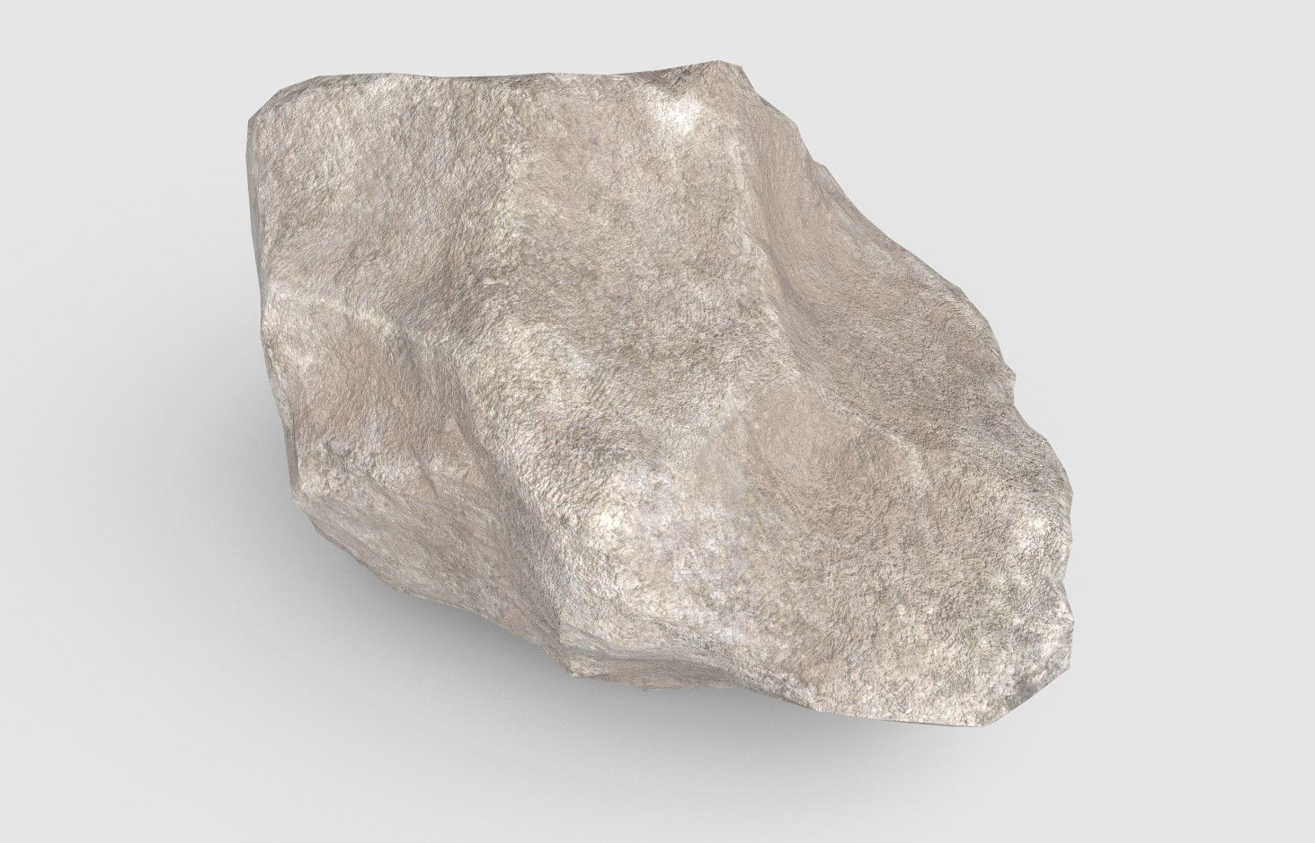 Rock Model 24 Low-poly 3D model_6