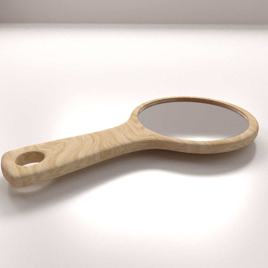 Hand Mirror 3D model_2