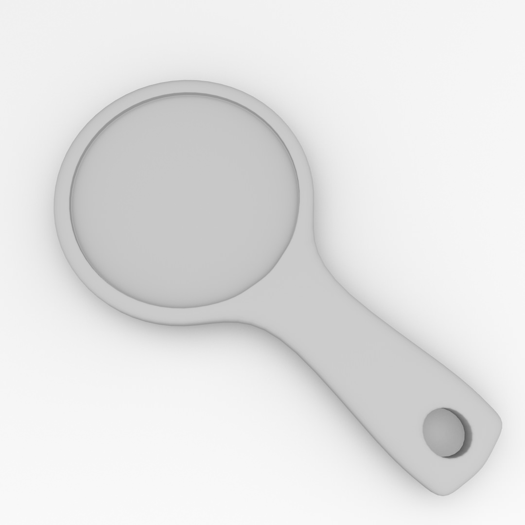 Hand Mirror 3D model_3